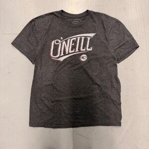 ONeill Mens XL Premium Heather Tee Charcoal Gray Graphic Logo Surf T-Shirt